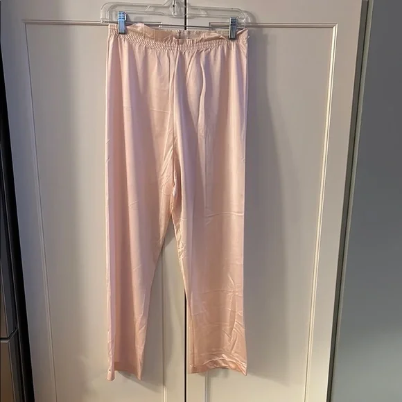 Vintage nylon pale peach pajama set, black slip and cream slip size S - Picture 6 of 13